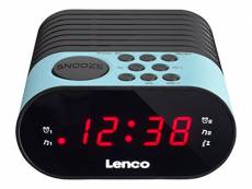 Lenco CR-07 Radio réveil avec Tuner FM et écran LED,