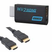 Thlevel Wii vers HDMI Adaptateur Wii Convertisseur
