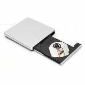 Lecteur CD DVD Externe, USB2.0 Portable Optical Drive