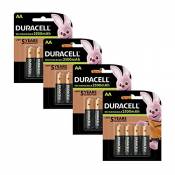 Duracell AA Pack de 16 Piles Rechargeables Pré-Chargées