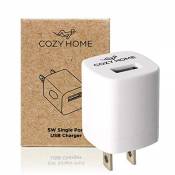 Mini Adaptateur de Voyage CozyHome USB - pour Prise
