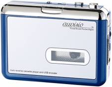 auvisio Lecteur Cassette USB Portable Blue Edition