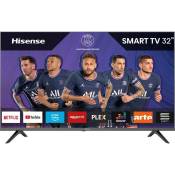 HISENSE 32A5600F - TV LED HD 32" (80cm) - Smart TV - Dolby Audio - 2xHDMI, 2xUSB - Noir mat