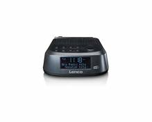 Lenco Radio-réveil CR-605 - Radio Dab+ et FM - Écran