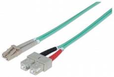 Techly 3m SC/LC 50/125 câble de Fibre Optique Bleu