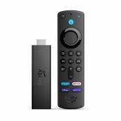 Smart TV Box amazon Fire TV Stick 4K Max Dongle Ultra HD, 8 Go avec WiFi, Bluetooth et assistant vocal, connexion HDMI,