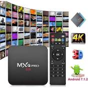 Décodeur multimédias Smart TV Box Android 7.1 Miracast