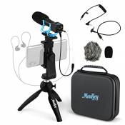 Moukey Microphone pour Caméra, Microphone Vidéo avec