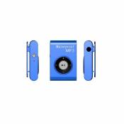 Wewoo Lecteur MP3 IPX8 de musique avec clips et écouteursSupport FMMémoire 4 Go bleu
