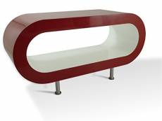 Zespoke Design Rouge Blanc Rétro Moyenne 90cm Cerceau