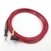 Câble audio pour casque AKG K450 Q460 Rouge