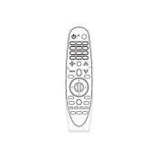 LG Magic Remote Control AN-MR18BA Télécommande RF pour LG 49SK8000, 55SK8000, 55UK7700, 65SK8000, 65UK7700, 86UK6570, OLED65,…