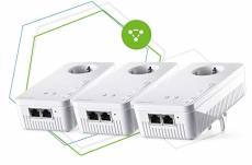 Devolo Mesh WiFi 2-1200 WiFi AC Multiroom Kit : 3 adaptateurs