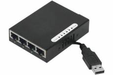 Dexlan Mini Switch réseau alimentable par USB pour