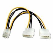 CABLING® 6 Broches PCI Express PCIe Alimentation câble