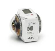 KODAK Pixpro 4KVR360 Action Cam Blanc - Pack Ultimate