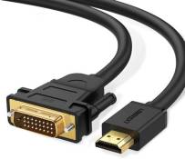 Câble HDMI Mâle vers DVI D 24 1 Mâle 1080P Supporte