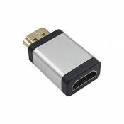 Duttek Adaptateur HDMI mâle vers femelle, connecteur