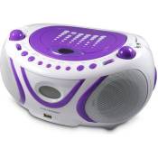 METRONIC Radio Cd-Mp3 - Pop Purple