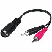 Monacor aca-15/4 adaptateur câble audio 062910