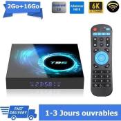 Android 10 T95 Smart TV BOX Wifi BT 2Go 16Go H616 6K