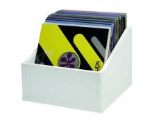Glorious DJ Record Box Advanced 110 white – Mobilier de rangement DJ pour vinyles