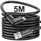Siwket Câble Quest Link 5M, Câble USB C vers USB