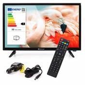 Red Opticum LE-24Z1-24 (61 cm) TV LED 12 V et 24 V Fonctionnement/Trippel Tuner DVB-S2, DVB-T2, DVB-C/CI+ Emplacement/Hotel Mode/12-24 V Câble Adaptat