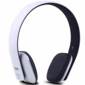 Casque Bluetooth Audio Sans Fil aptX Blanc Léger –