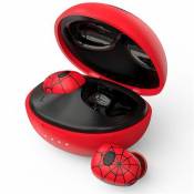 Chrono Ecouteurs sans fil TWS Marvel Spider-Man TWS(Rouge)