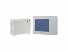 Thermostat programmable sans fil blanc - otio 840225