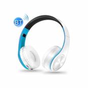 Wewoo Casque sans fil Sport pliant Stéréo Musique Bluetooth Téléphones Écouteurs Prise en charge Carte TF (Bleu)