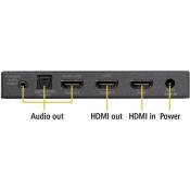 Marmitek audio Extracteur Connect AE24 UHD 2.0 [HDMI - HDMI, Toslink, Stereo Cinch (R-L)] 3840 x 2160 pixels
