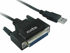 Approx appC26 USB 2.0 à DB25-Noir Adaptateur pour