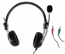 Under Control PC Stereo Headset Kits Oreillette Filaire,