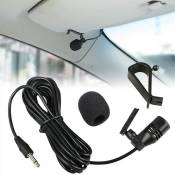 Microphone Audio de voiture, 3.5mm, Clip Jack, micro