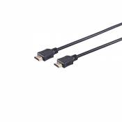 HDMI (ST-ST) 0,5m 3D Ethernet 4K vergoldet Black
