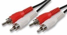 Câble audio stéréo RCA double rouge blanc - 5m