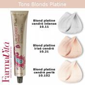Coloration cheveux FarmaVita - Tons Blonds Platine