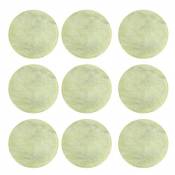 Lurrose 10pcs pierres de jade extension de cils gel