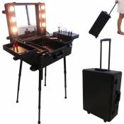 Valise studio make up trolley, Table de maquillage