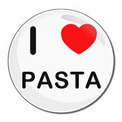 I Love Pasta - Miroir compact rond de 77 mm