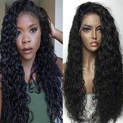 PlatinumHair Fashion Black Loose Curly Wigs Synthetic