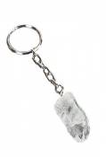 Porte-clés | cristal de roche Pointe | Transparent