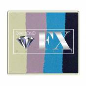 Diamond FX 50g Split Cake Face Paint ~ Monsoon (RS50-1)