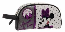 Disney Minnie Bows Trousse Blanc 21,5x12x5,5 cms Cuir