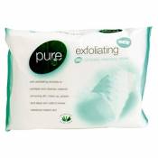 PURE EXFOLIATING WIPES 2 PACKS OF 20 WIPES