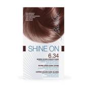 Bionike+Shine On 6.34 Soin Coloration Cheveux Blond Cuivre Doré Foncé 1 unité