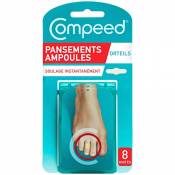 Compeed® - Pansements Orteils Ampoules - 8 Pansements