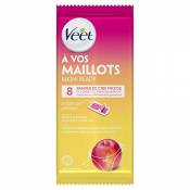 Veet Bandes de cire Maillot - Parfum Nectarine - Format